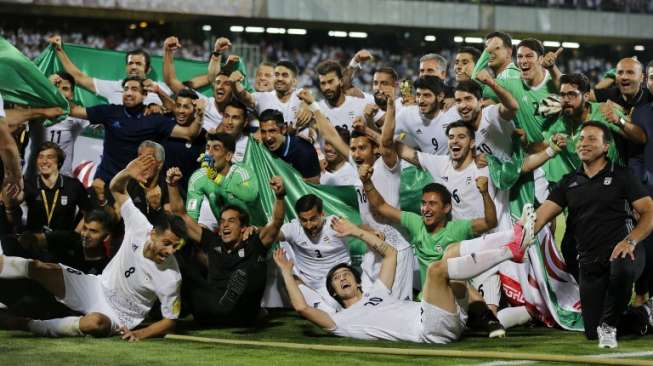 Iran Negara Asia Pertama yang Lolos ke Piala Dunia 2018