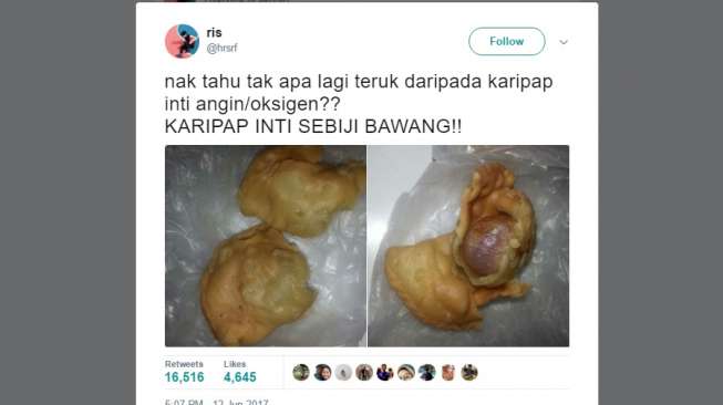 Kue Pastel Isi Bawang Ini Hebohkan Netizen