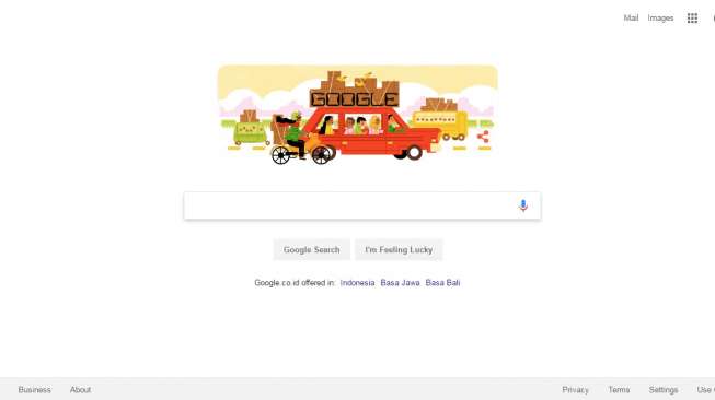 Tema Mudik Jadi Logo Google Hari Ini