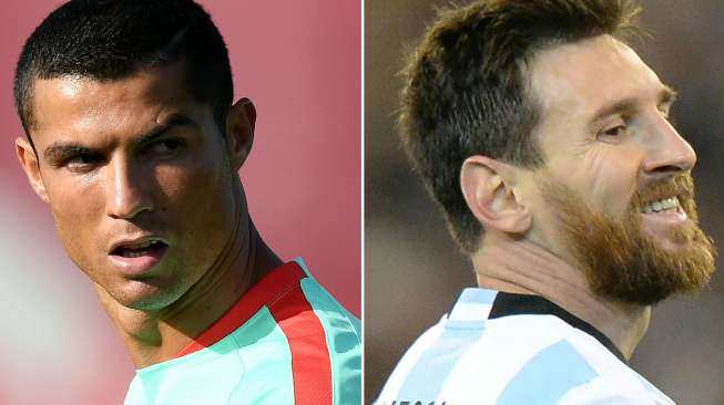 Inginkan Duet Messi-Ronaldo, Maradona Mimpi di Siang Bolong