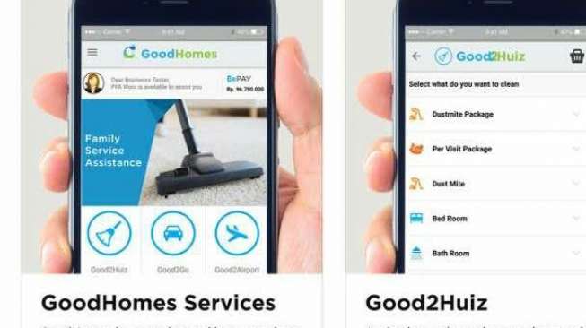 Ditinggal ART Mudik, Aplikasi Home Service Ini Siap Membantu