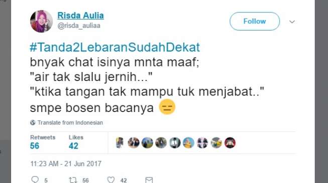 Kocak! Tanda Lebaran Sudah Dekat versi Netizen