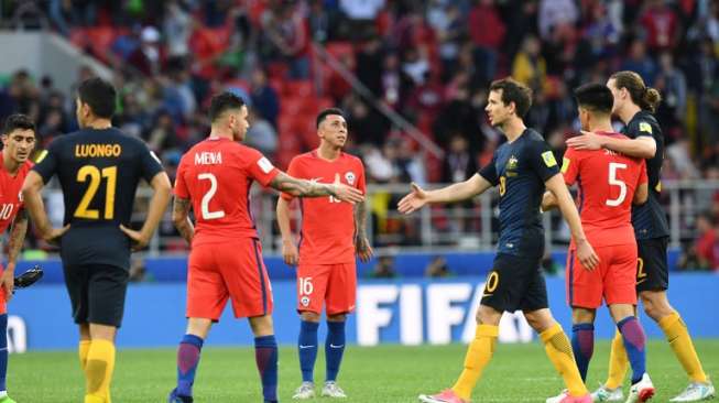 Imbangi Australia, Cile Tantang Portugal di Semifinal