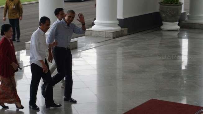 Jokowi Jadi Supir Obama dari Istana Bogor ke Kebun Raya