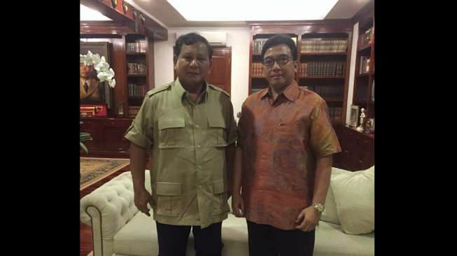 Temui Prabowo, Agung Suryamal Optimis Didukung Gerindra