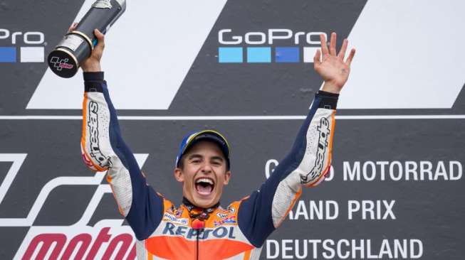 Rajai Sachsenring, Marquez Pimpin Klasemen, Bagaimana Rossi?