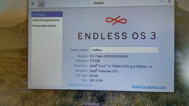 Sistem Operasi Gratis Endless OS Resmi Hadir di Indonesia