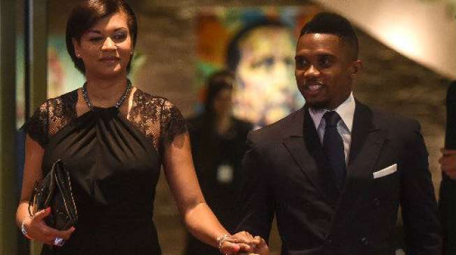 Mantan pemain Barcelona Samuel Eto'o [AFP]