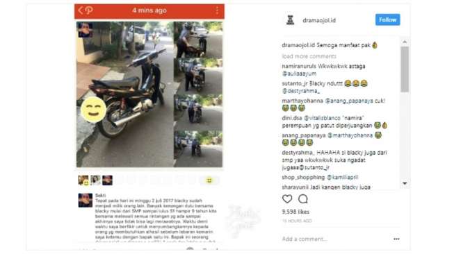 Kisah Sepeda Motor Sakti yang Diberikan ke Driver Ojek Online