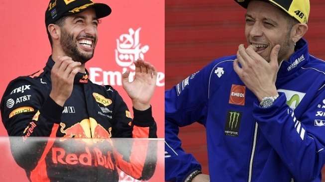 Dua Hal Ini Bikin Ricciardo Kesengsem dengan Rossi