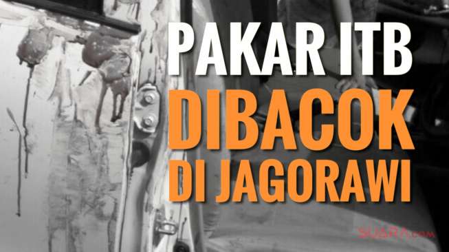 Bersimbah Darah! Pakar ITB Dibacok di Jagorawi