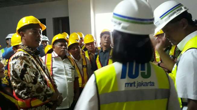 DPRD DKI dan Saefullah Tinjau Pembangunan MRT