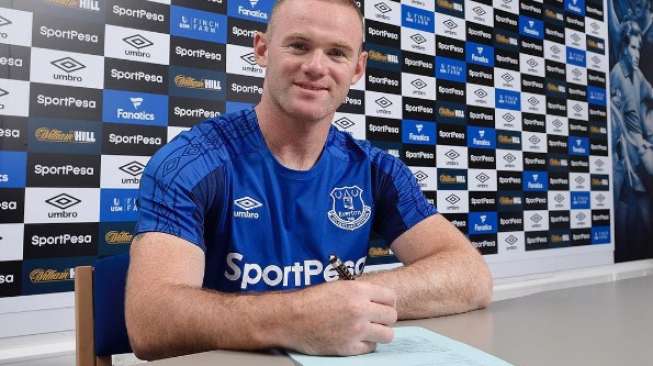 Balik ke Everton, Rooney Tak Lagi Pakai Nomor 18, Lalu Berapa?