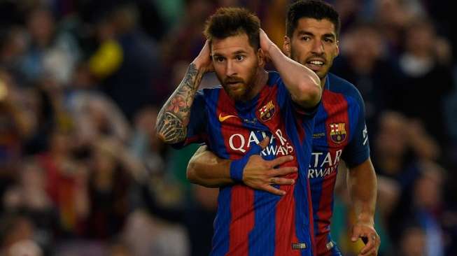 Sekalian "Honeymoon", Messi Juga Liburan Bareng dengan Suarez