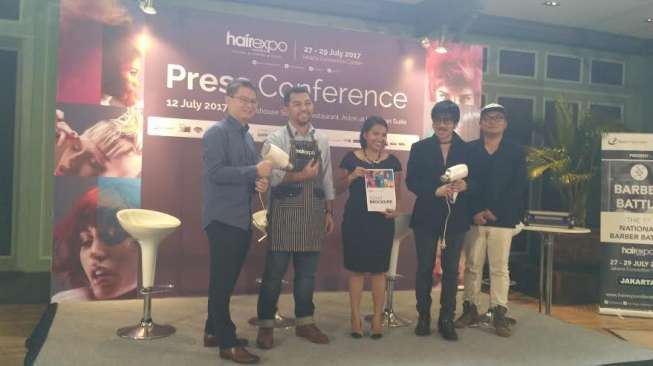 Rayakan Industri Rambut dalam Ajang Hair Expo Indonesia 2017