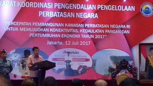 JK Minta Masyarakat di Perbatasan Bisa Rasakan Pembangunan