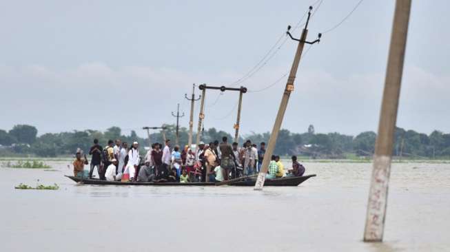 1.200 Tewas di Bencana Banjir India, Nepal dan Bangladesh