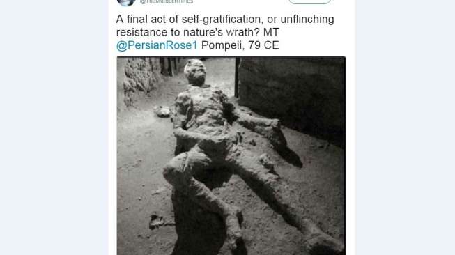 Posisi Jenazah Korban Pompeii "Aneh"? Begini Penjelasannya