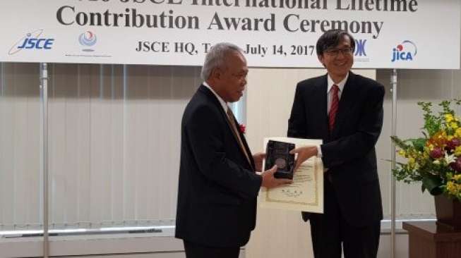 Menteri PUPR Dapat "Award" dari Perhimpunan Insinyur Sipil Jepang