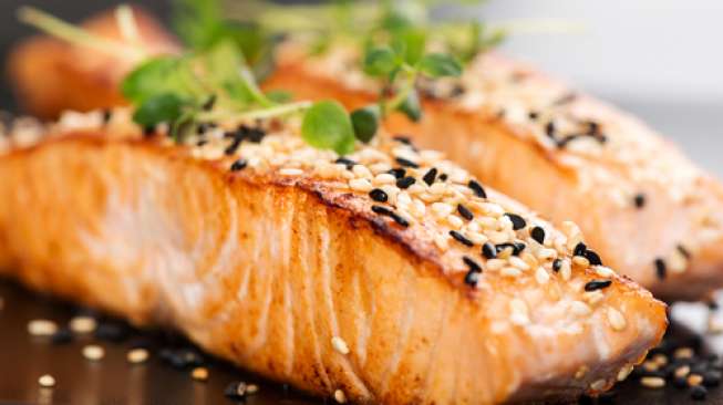 Resep Mudah Salmon Teriyaki Lumur Wijen