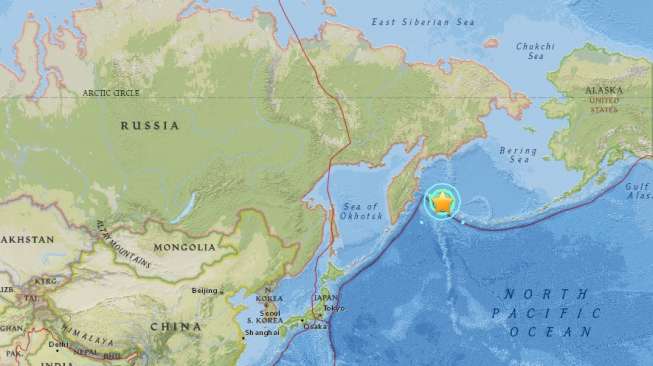 Gempa 7,8 SR Guncang Rusia, Berpotensi Tsunami