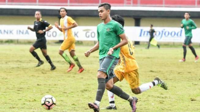 Winger tim nasional Indonesia U-22 yang bermain di Bali United, Miftahul Hamdi. [Instagram@miftahulhamdi17]