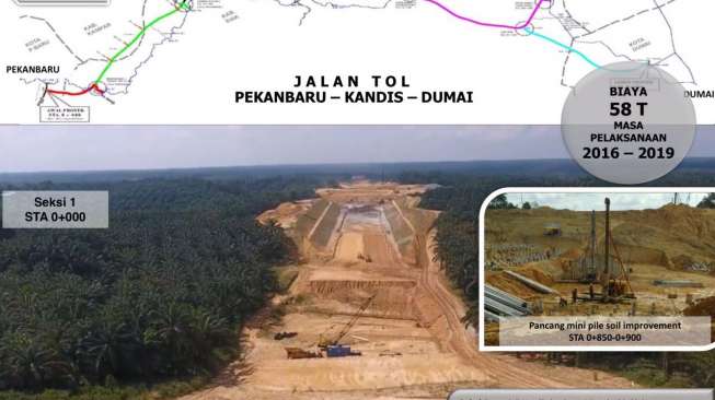 Kementerian PUPR Percepat Proyek Tol Pekanbaru - Dumai