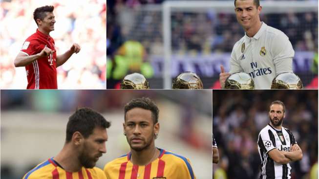 Empat Pemain Ini Berpeluang Rebut Trofi Ballon d'Or dari Ronaldo