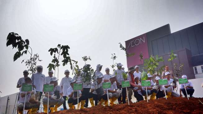 AEON Mall Garden City Rilis Gerakan Tanam 8 Ribu Pohon