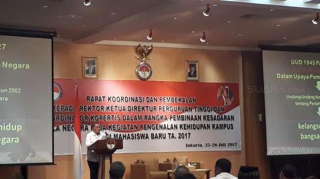 Menhan Ingin Mahasiswa Baru Dibina Bela Negara