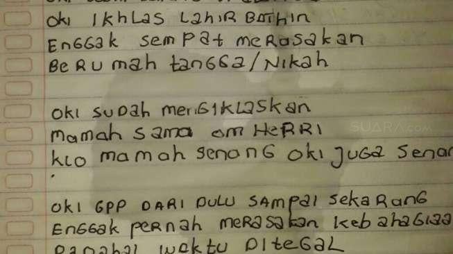 Gagal Bunuh Diri, Surat Wasiatnya Ditemukan, Begini Isinya