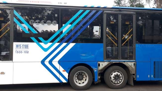 Pencuri Bus Feeder Transjakarta Ditinggal Pergi Istri