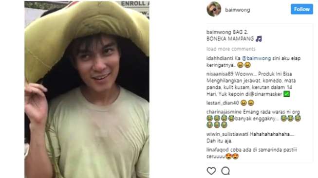 Kocak Nih, Gaya Baim Wong Saat Jadi "Boneka Mampang"!