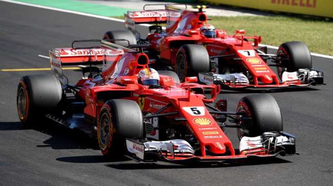 Duo Ferrari Tampil Dominan, Ini Starting Grid F1 GP Hungaria