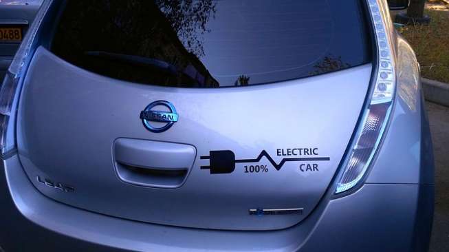 Nissan LEAF. Sebagai ilustrasi mobil listrik [Pixabay]