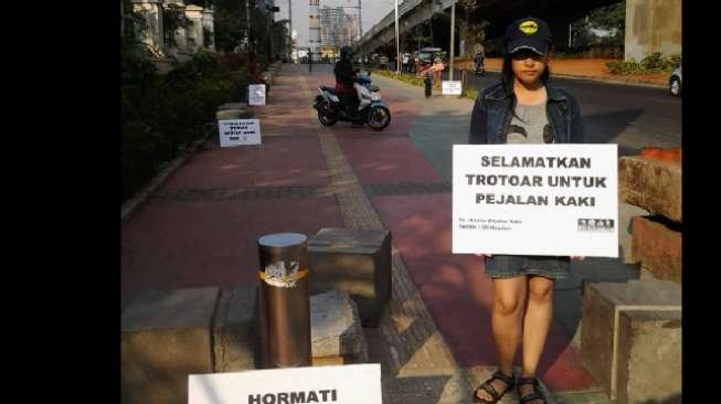 Koalisi Pejalan Kaki Minta Gubernur Djarot 'Turun Gunung'