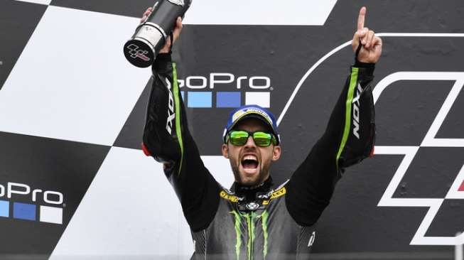 Pebalap Monster Yamaha Tech 3 MotoGP, Jonas Folger. [AFP/Robert Michael]