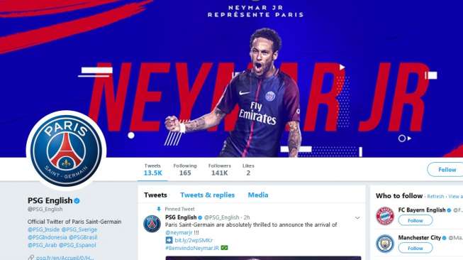 Akhirnya, Neymar Resmi Jadi Milik PSG