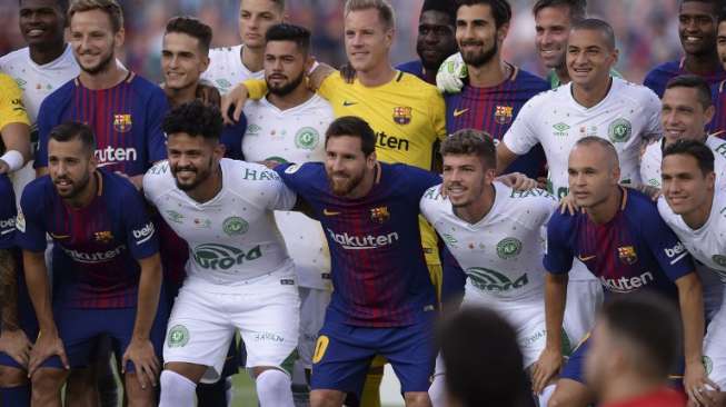 Cukur Chapecoense 5-0, Barca Raih Trofi Joan Gamper