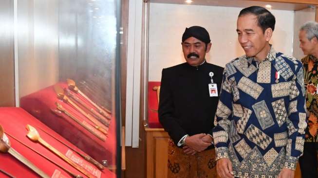 Presiden Jokowi meresmikan Museum Keris Nusantara di Surakarta, Jawa Tengah. [Foto Laily Rachev - Biro Pers Setpres]
