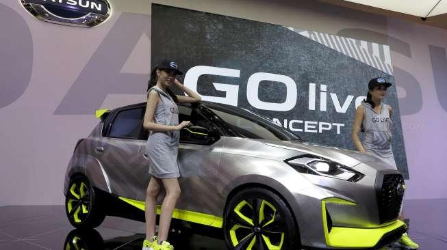 PT. Nissan Motor Indonesia kembali meluncurkan mobil konsep Datsun Go Live di GAIKINDO Indonesia Internasional Auto Show (GIIAS) 2017, , ICE, BSD City, Tangerang, Banten, Kamis (10/8).