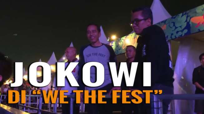 Keren,  Presiden Jokowi Eksis di "We The Fest"