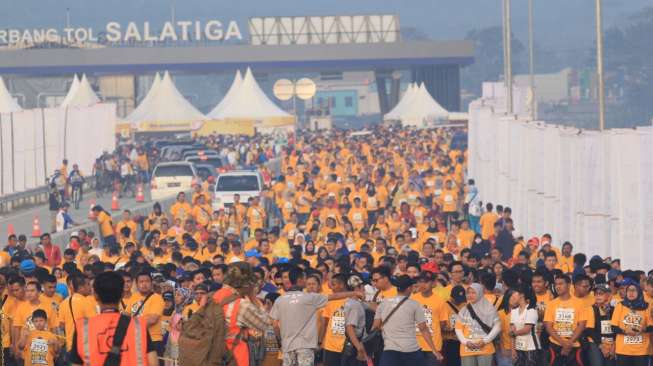 5000 Orang Rayakan Festival Jalan Tol Bawen - Salatiga