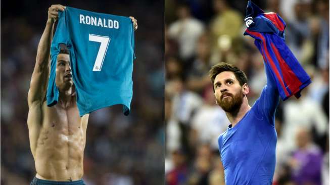 Buka Baju  di Camp Nou Ronaldo  Balas Dendam pada Messi 