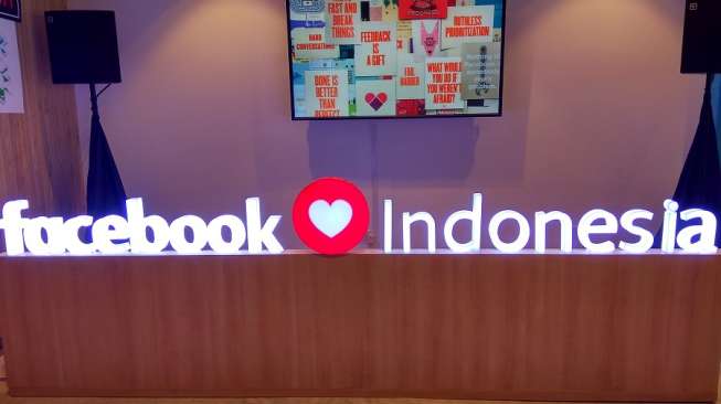 Suasana kantor Facebook di Jakarta saat dikunjungi Suara.com pada Senin (14/8). [Suara.com/Aditya Gema Pratomo]
