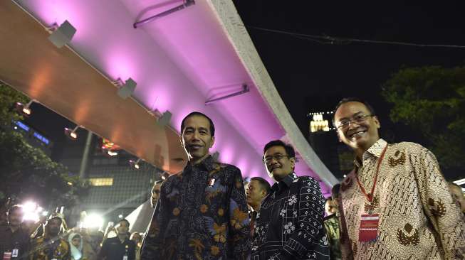 Jokowi Buka Acara Count Down Asian Games 2018 di Monas