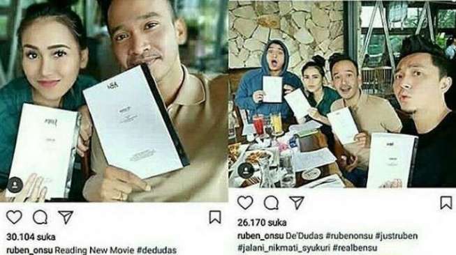 Ayu Ting Ting, Ruben Onsu, Omesh dan Billy Syahputra.