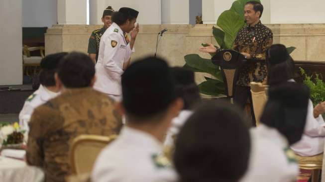 Jokowi Silaturahmi dengan Teladan Nasional