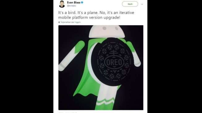 Android Oreo. [Twitter @evleaks]