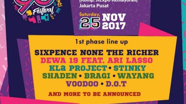 "The 90s Festival", Totalitas Reuni Para Musisi 90-an